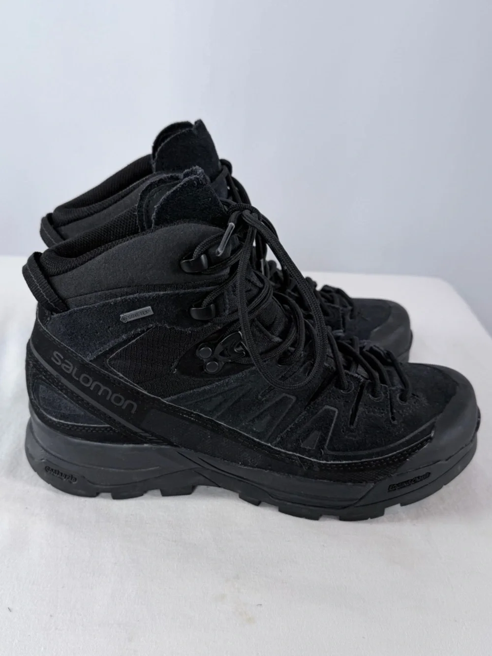 Salomon X-Alp Gore-Tex Waterproof High Top Sneaker in Black Size 7‎